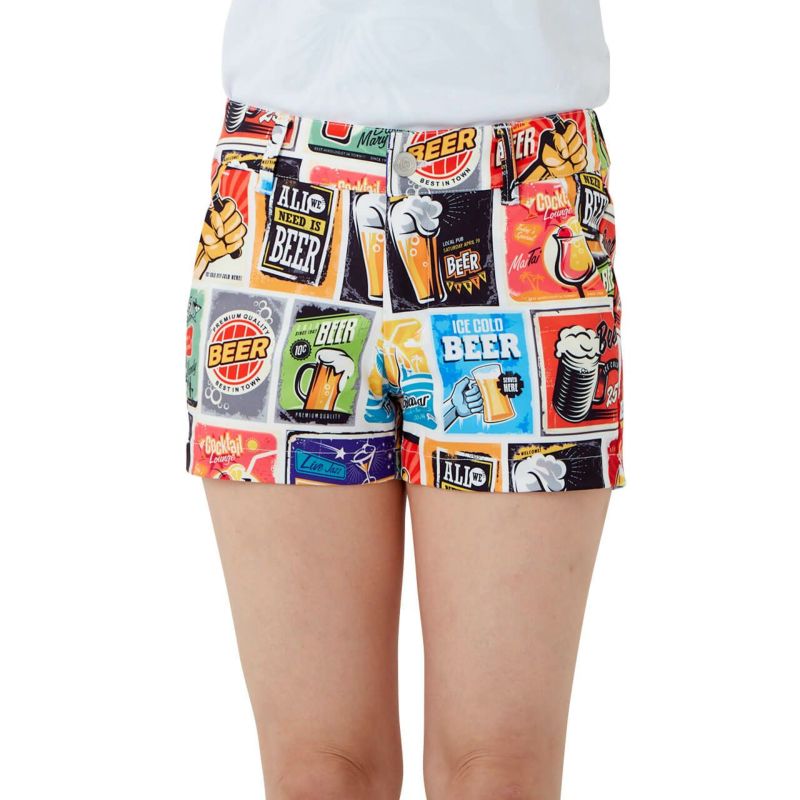 Loudmouth - mic★ラウドマウス 36インチ短パン sweethearts LoudMouth Ladies Sweethearts Mini Shorts - ゴルフ(GOLF