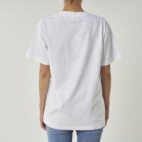 HER NEON Tシャツ L ホワイト メンズ レディース ユニセックス ユニセックス ロゴ半袖Tシャツ ホワイト | LOUDMOUTH JAPAN