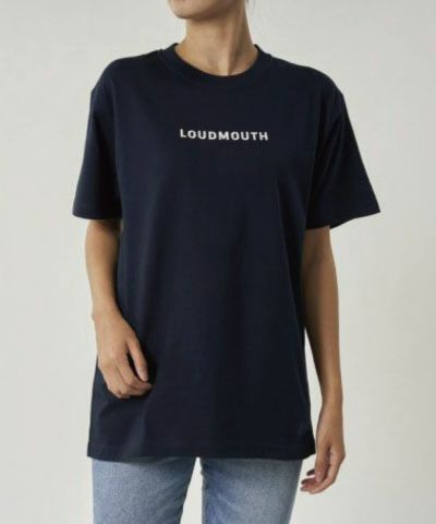 ユニセックス ロゴ半袖Tシャツ ホワイト | LOUDMOUTH JAPAN