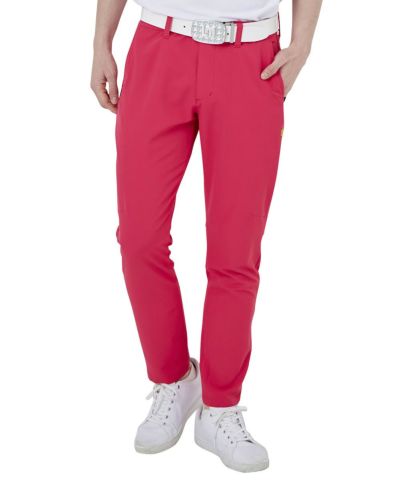 メンズ テーパードパンツ ピンク Loudmouth Japan メンズ テーパードパンツ ピンク Loudmouth Japan