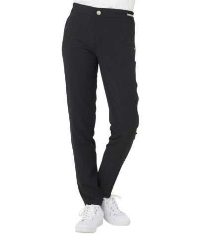 レディース テーパードロングパンツ ブラック