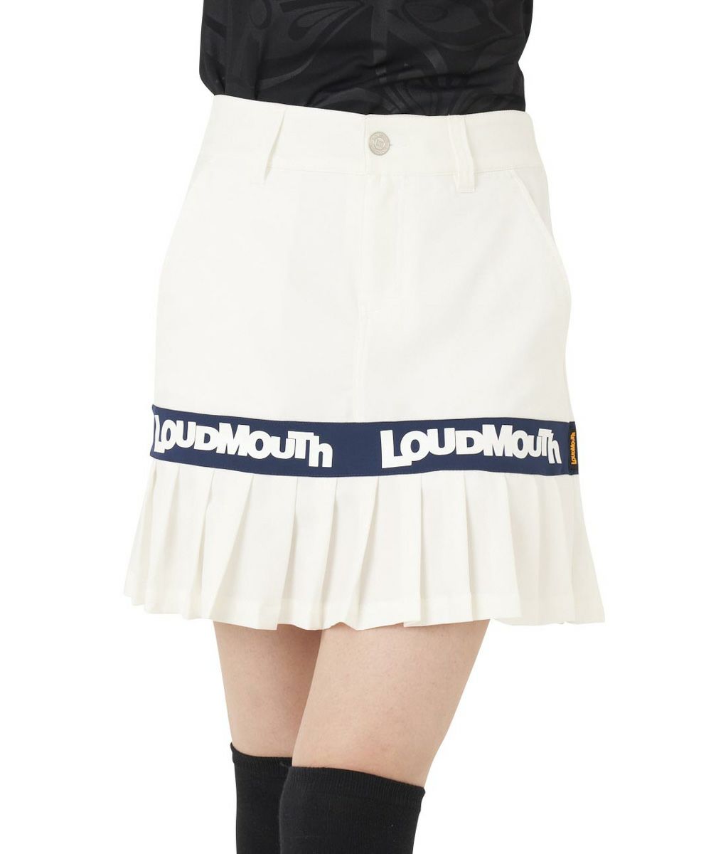レディース インナー付きスカート ホワイト Loudmouth Japan