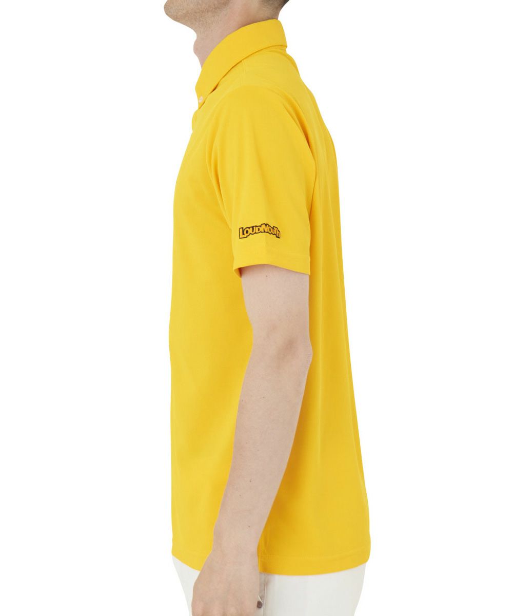 メンズ 半袖ポロシャツ イエロー 吸汗速乾 UV | LOUDMOUTH JAPAN
