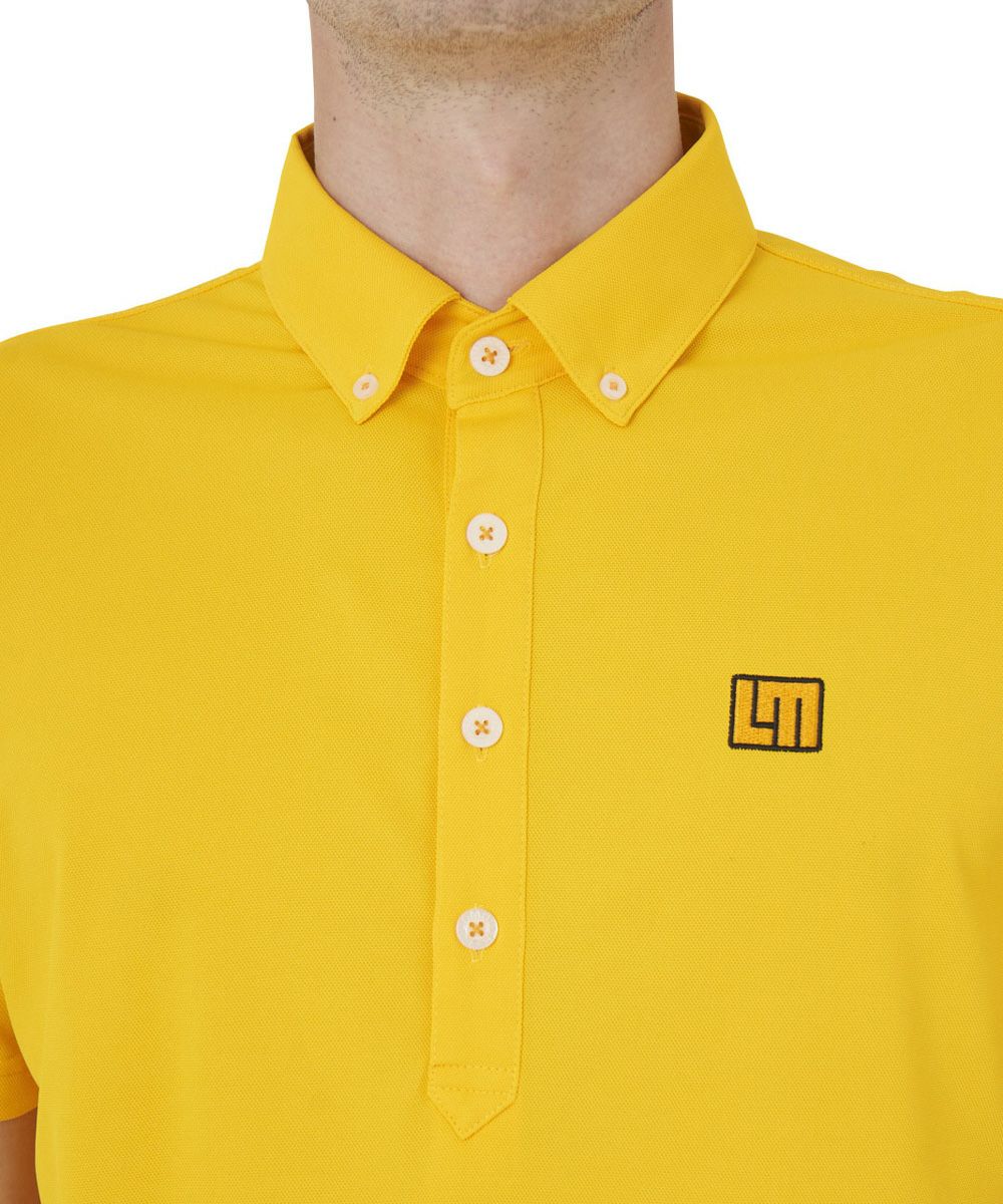 メンズ 半袖ポロシャツ イエロー 吸汗速乾 UV | LOUDMOUTH JAPAN