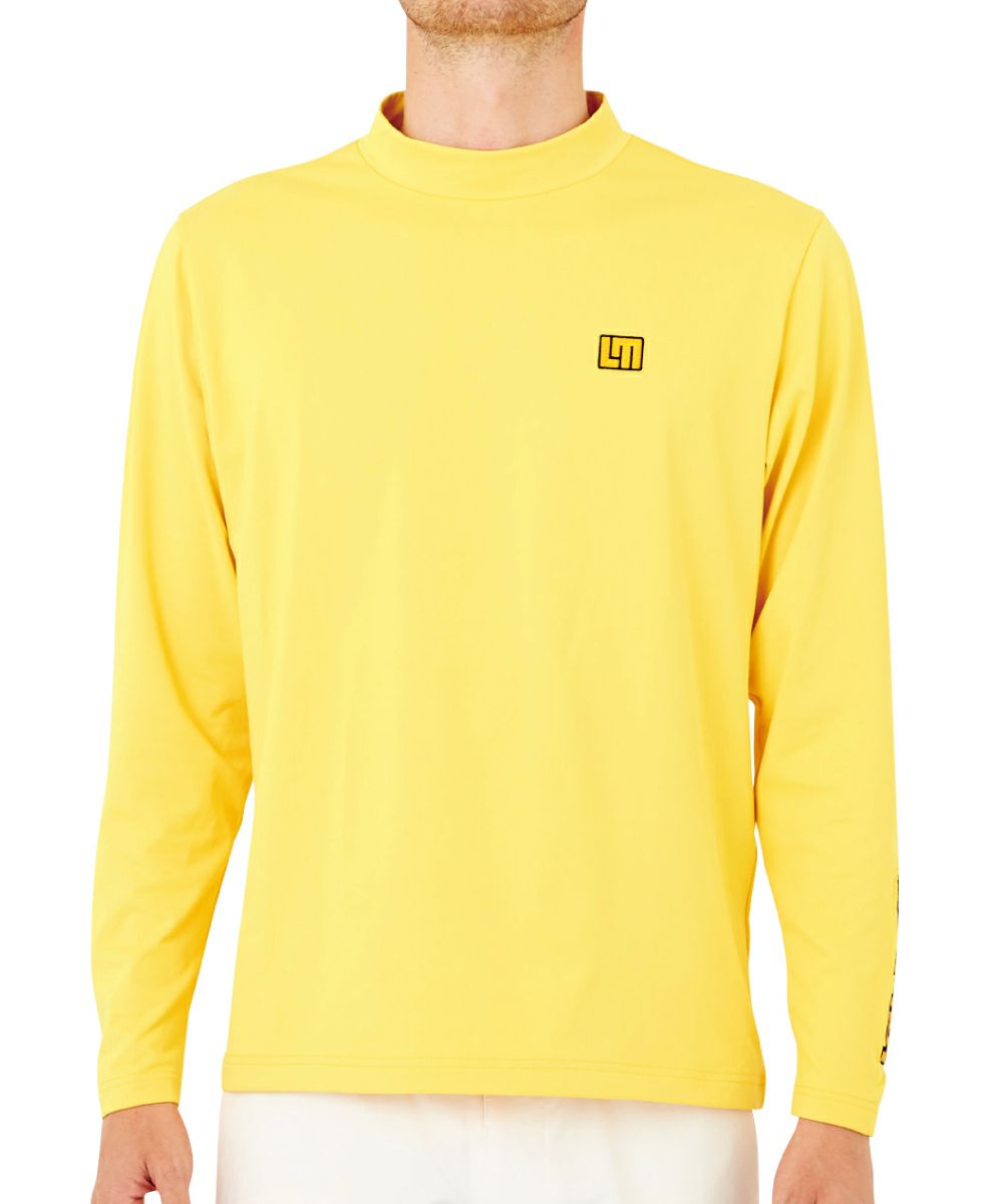 メンズ モックネック長袖シャツ イエロー | LOUDMOUTH JAPAN