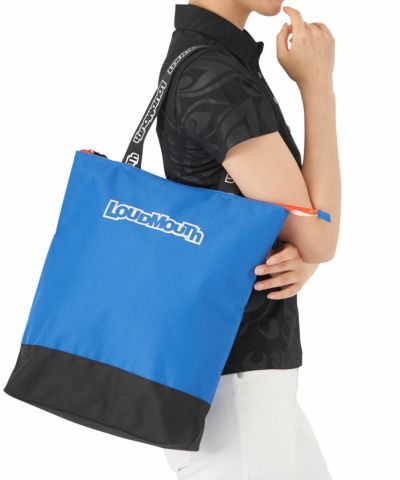 トートバッグ 防水機能付き ブルー