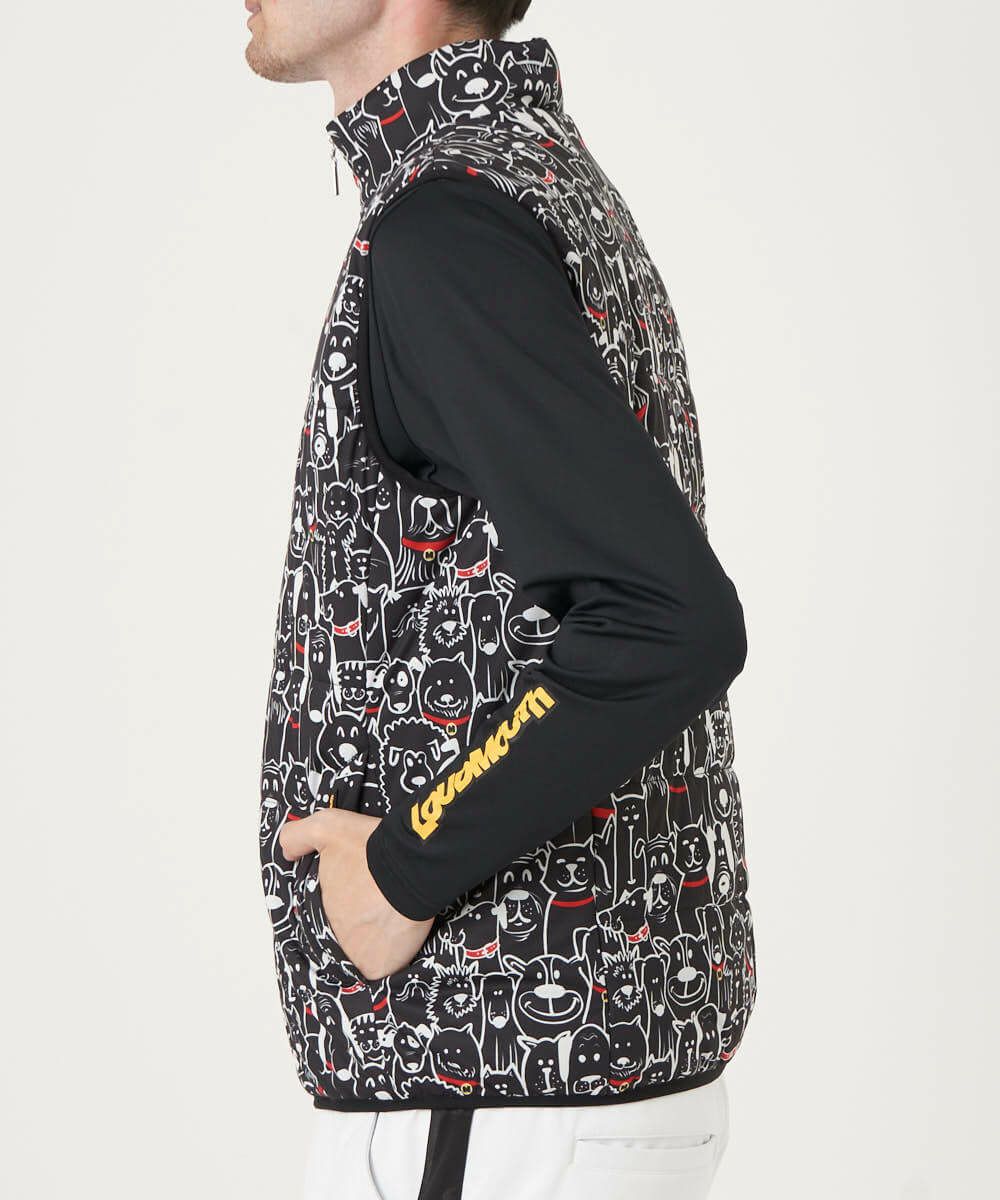 【フォロー割】 美品 ラウドマウス 裏蓄熱ボアフリースベスト 中綿 メンズ XL フォロー割】 美品 ラウドマウス 裏蓄熱ボアフリースベスト 中綿