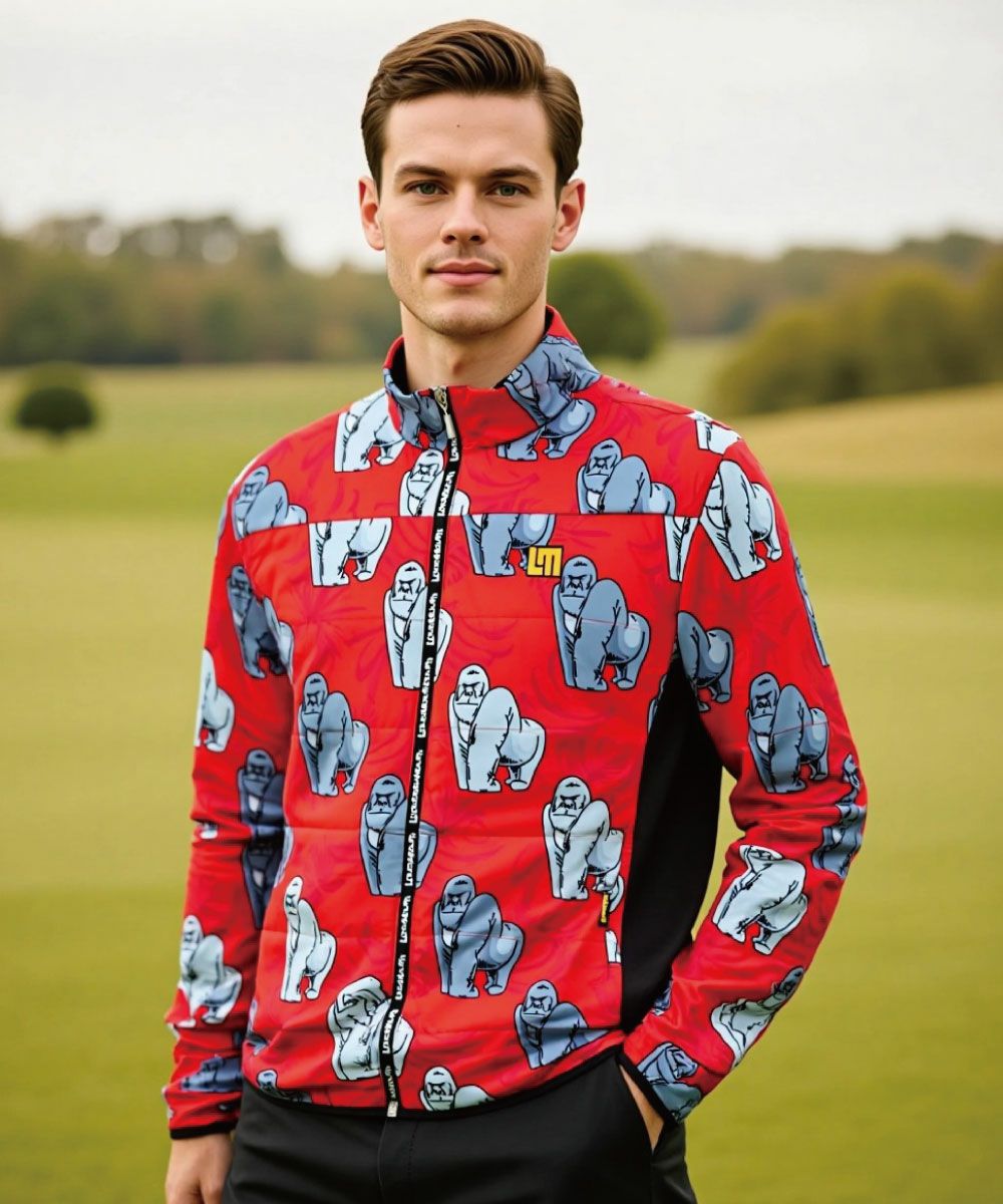 メンズ 中綿ブルゾン ゴリラレッド | LOUDMOUTH JAPAN