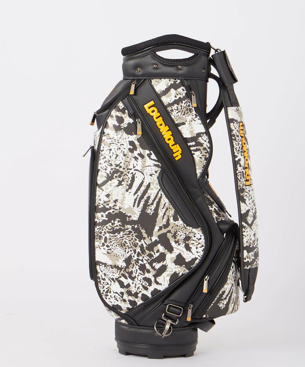 9.5インチ キャディバッグ レオパード タイガー | LOUDMOUTH JAPAN