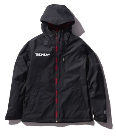 レディース 【LOUDMOUTH × SEVEN2 コラボ】フィールドジャケット スクリブルハーツ 完全防水