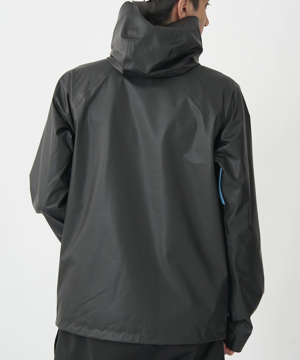 【新品】LOUDMOUTH レインジャケット アウトドアレインパーカー LL MENS AQUA DIMA® JACKET ブラック | LOUDMOUTH JAPAN