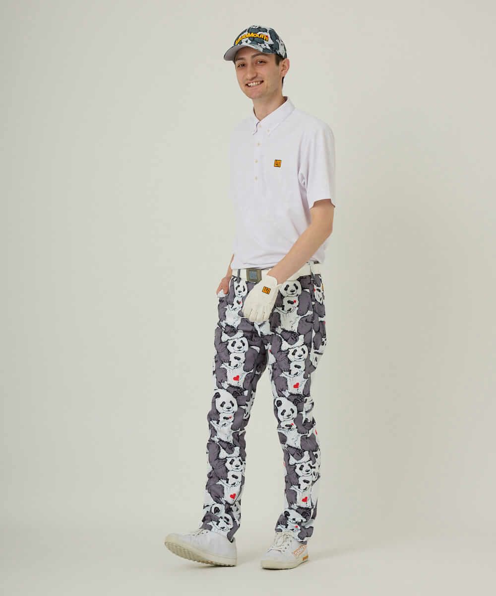 メンズ ロングパンツ ツイル素材 レスティングパンダズ UV