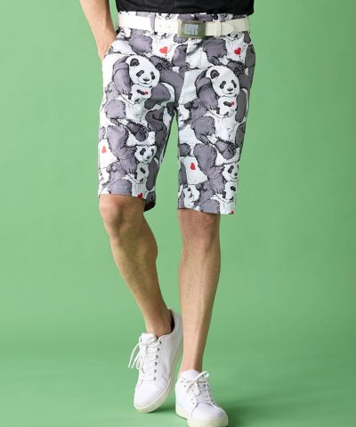 メンズ ショートパンツ ツイル素材  レスティングパンダズ UV/ストレッチ