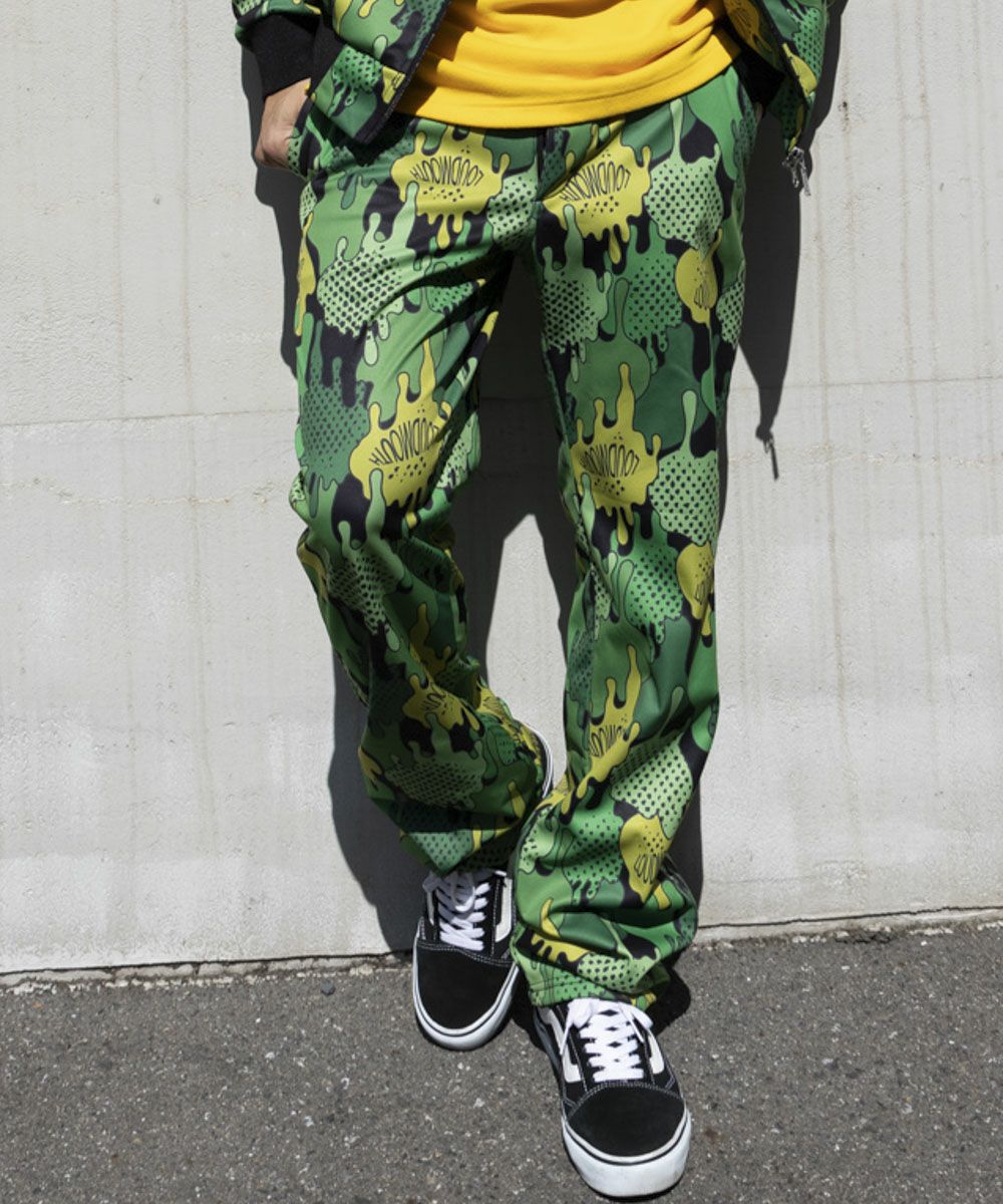 メンズ ボンディングパンツ Comical Blot/コミカルブロット グリーン