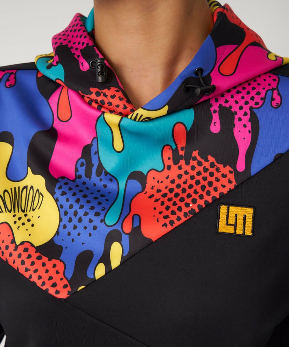 レディース ダンボールニットパーカー Comical Blot/コミカルブロット