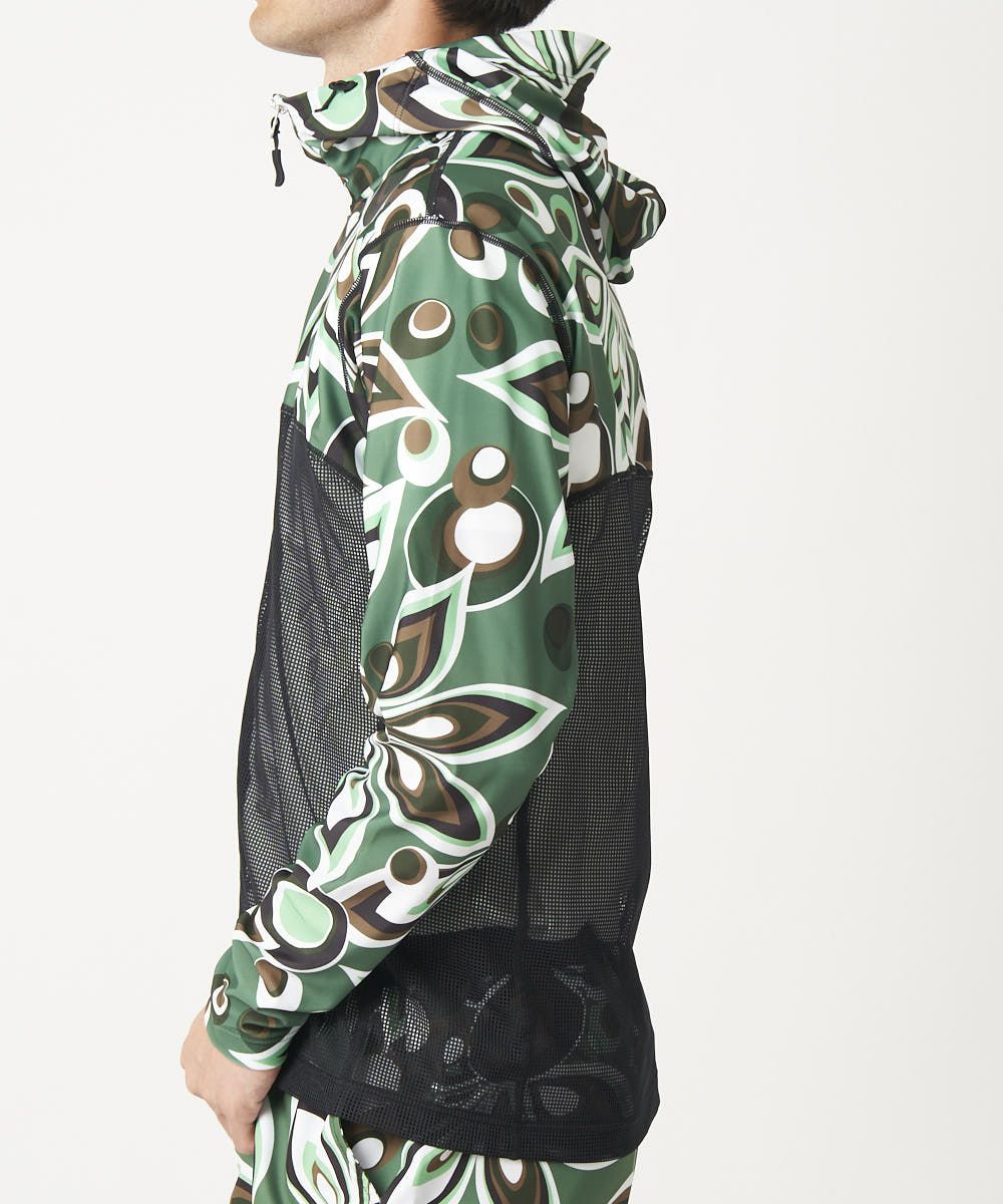 MENS RUSH ZIP HOODIE Shagadelic Camo/シャガデリックカモ