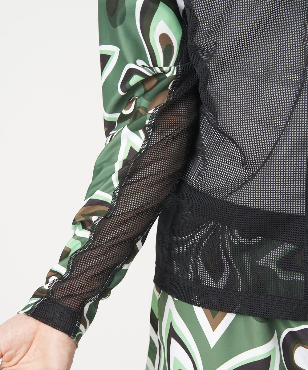 タグ付　LOUDMOUTH ジップアップ　パーカー　M シャガデリック MENS RUSH ZIP HOODIE Shagadelic Camo/シャガデリックカモ