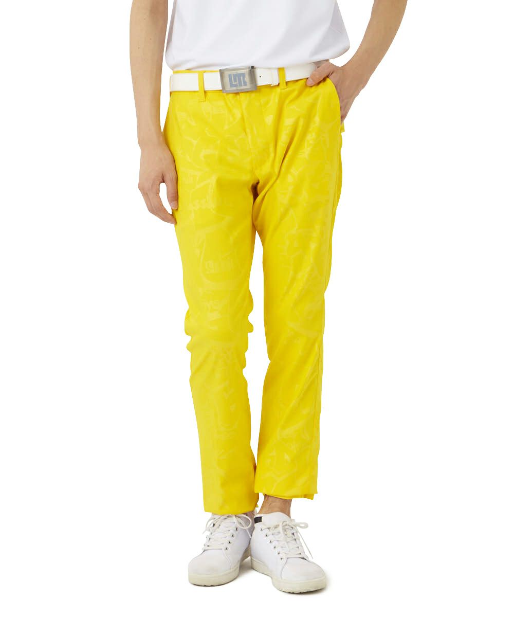 大きいサイズ ストレッチツイル柄ロングパンツ | LOUDMOUTH