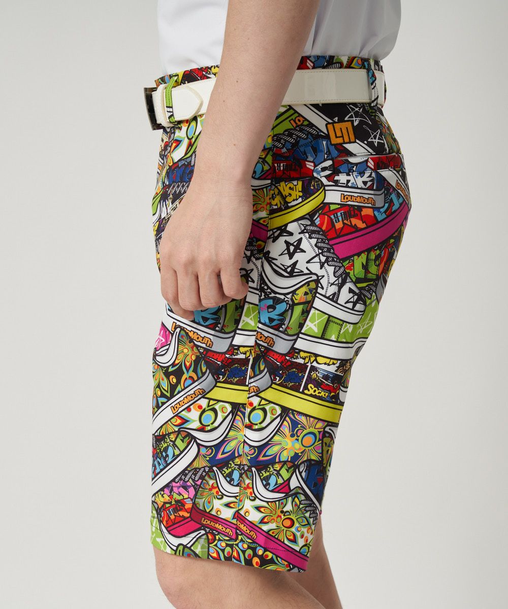 Loudmouth - coco 中古 ラウドマウス LOUDMOUTH メンズ パンツ LL 紺×マルチカラー シャガデリック柄 春秋 2421735223.jpg?1730868701