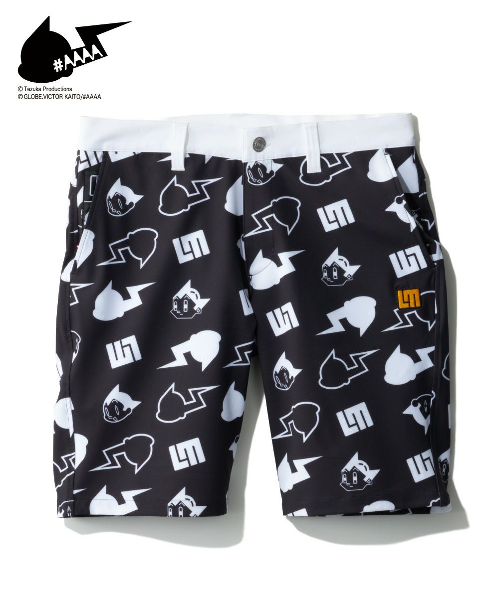 NEXT ATOM for the future メンズ 柄ショートパンツ ブラック
