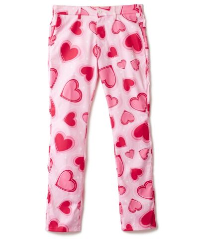 メンズ  ストレッチツイル  復刻柄ロングパンツ  Valentine/バレンタイン