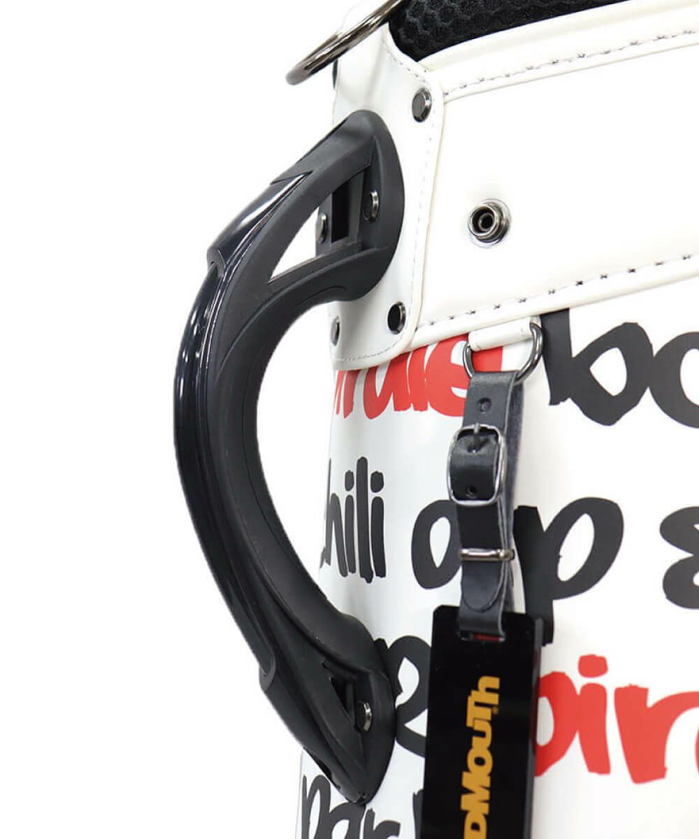 9インチ キャディバッグ Big Words White/ビックワーズホワイト