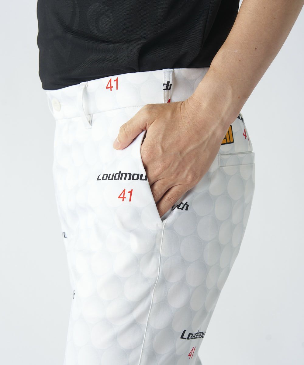 メンズ ストレッチツイル 復刻柄ロングパンツ Big Golf Ball メンズ ストレッチツイル 復刻柄ロングパンツ Big Golf Ball