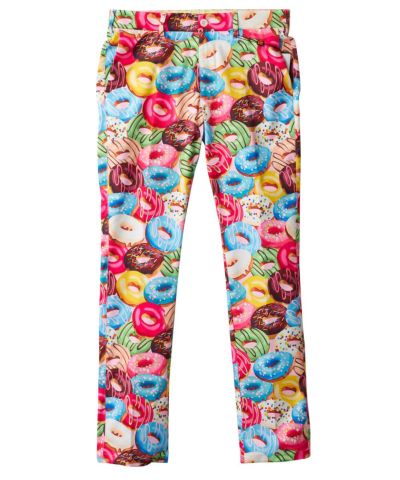 大きいサイズ ストレッチツイル柄ロングパンツ | LOUDMOUTH