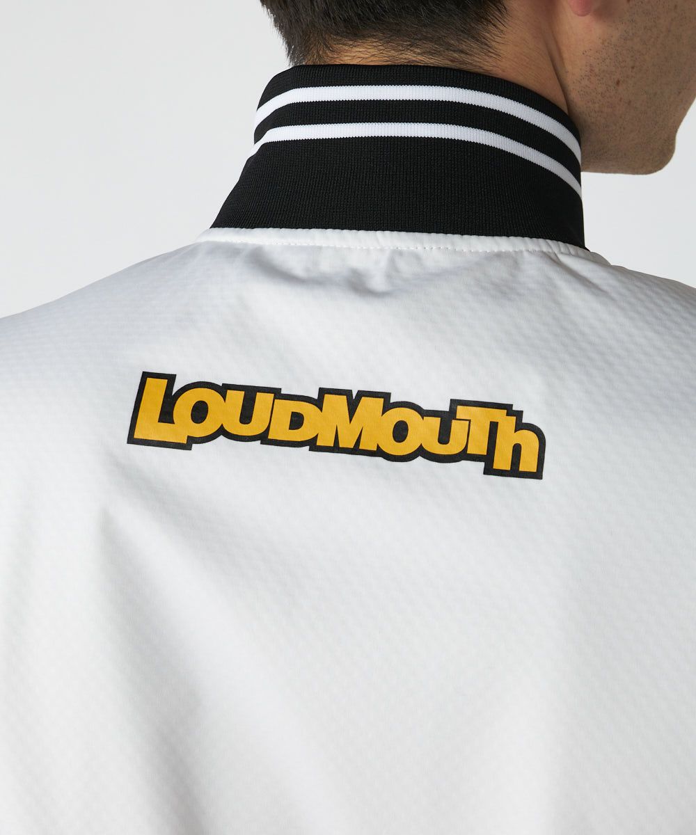 LOUDMLOUTH｜ラウドマウス　4wayストレッチ　ブルゾン　ホワイト　LL LOUDMLOUTH｜ラウドマウス 4wayストレッチ ブルゾン ホワイト LL