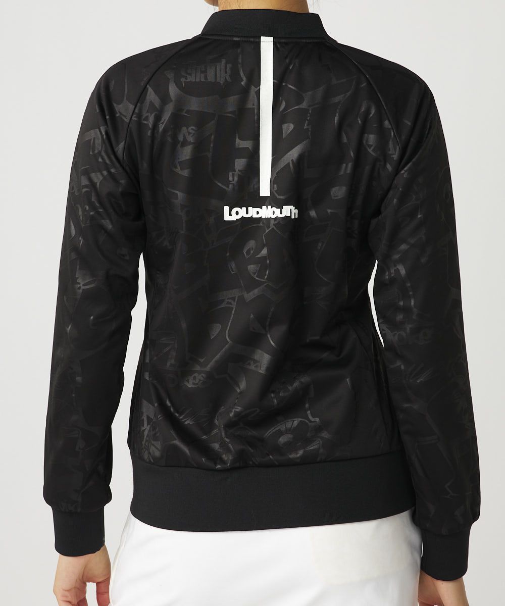 LOUDMLOUTH｜ラウドマウス　4wayストレッチ　ブルゾン　ブラック　L LOUDMLOUTH｜ラウドマウス 4wayストレッチ ブルゾン ブラック L