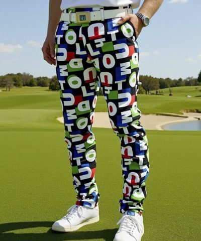 メンズ ストレッチツイル 柄パンツ Animal Skulls/アニマルスカルズ