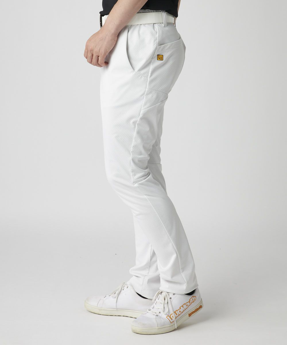 ラウドマウス メンズ 4WAYストレッチ ライトボンディングパンツ ゴルフウェア ボトムス 防風 ホワイト 白 ブラック 黒 送料無料 LOUDMOUTH 774302 メンズ 4WAYストレッチ ライトボンディングパンツ ホワイト