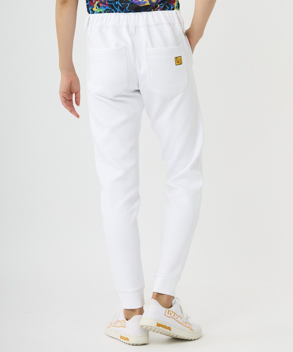 レディース 軽量ダンボールニット ジョガーパンツ ホワイト