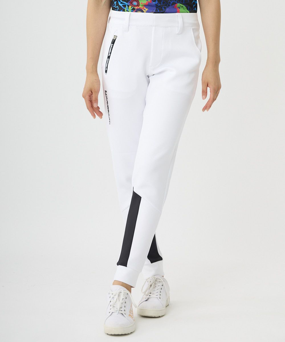 レディース 軽量ダンボールニット ジョガーパンツ ホワイト