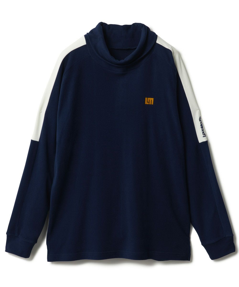 メンズ 両面起毛スムース タートルネックシャツ ネイビー | LOUDMOUTH