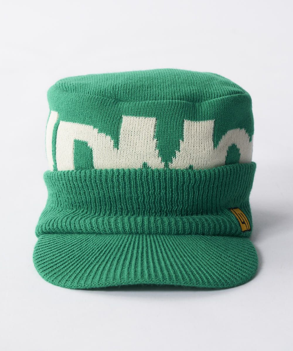 ユニセックス ツバ付きニットキャップ グリーン | LOUDMOUTH JAPAN