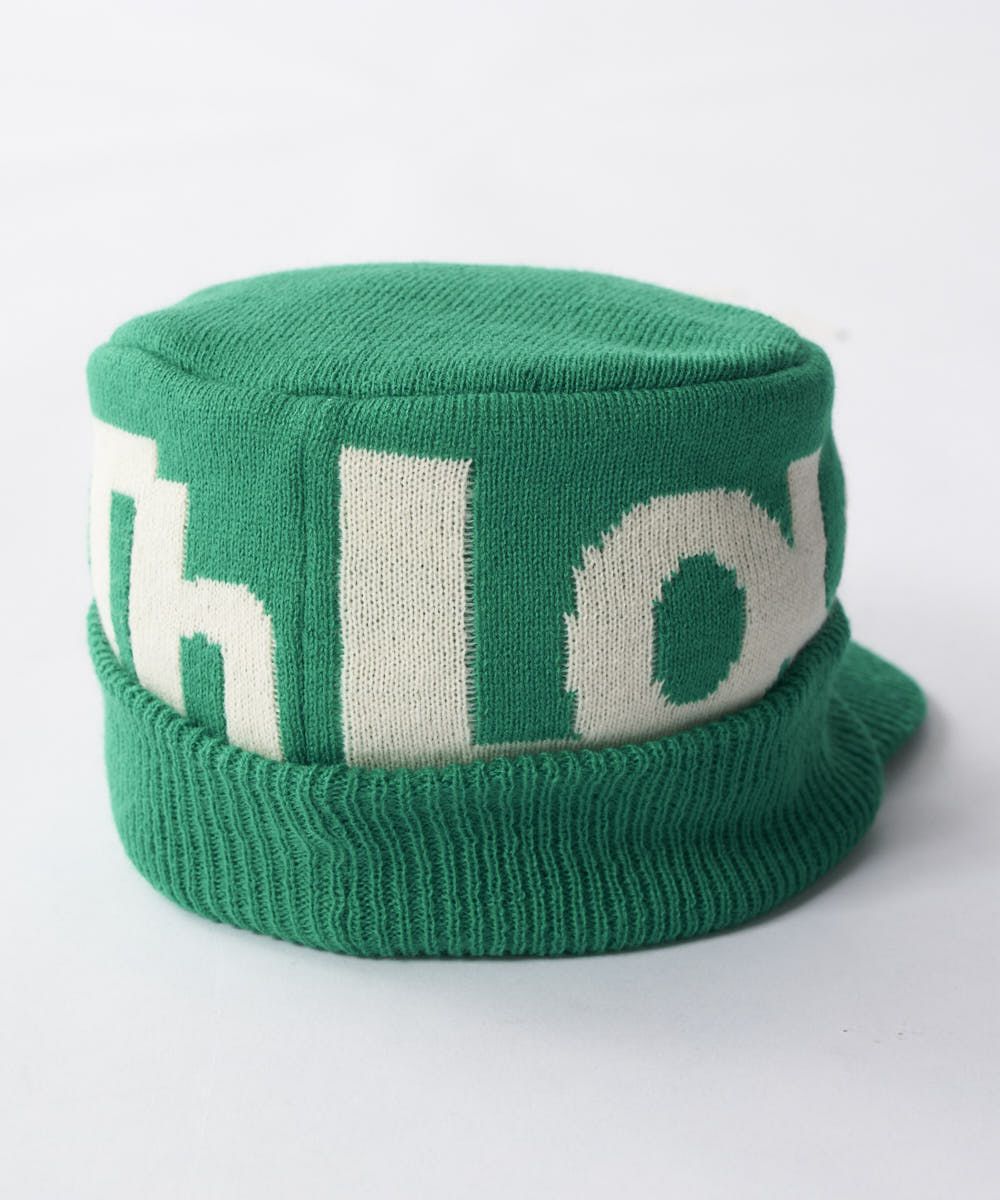 ユニセックス ツバ付きニットキャップ グリーン | LOUDMOUTH JAPAN