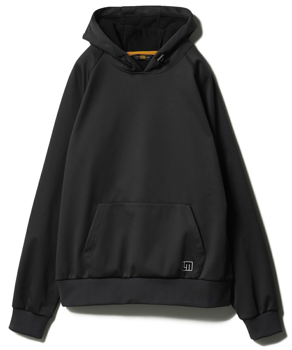 メンズ 裏フリース 撥水スウェットパーカー ブラック | LOUDMOUTH JAPAN