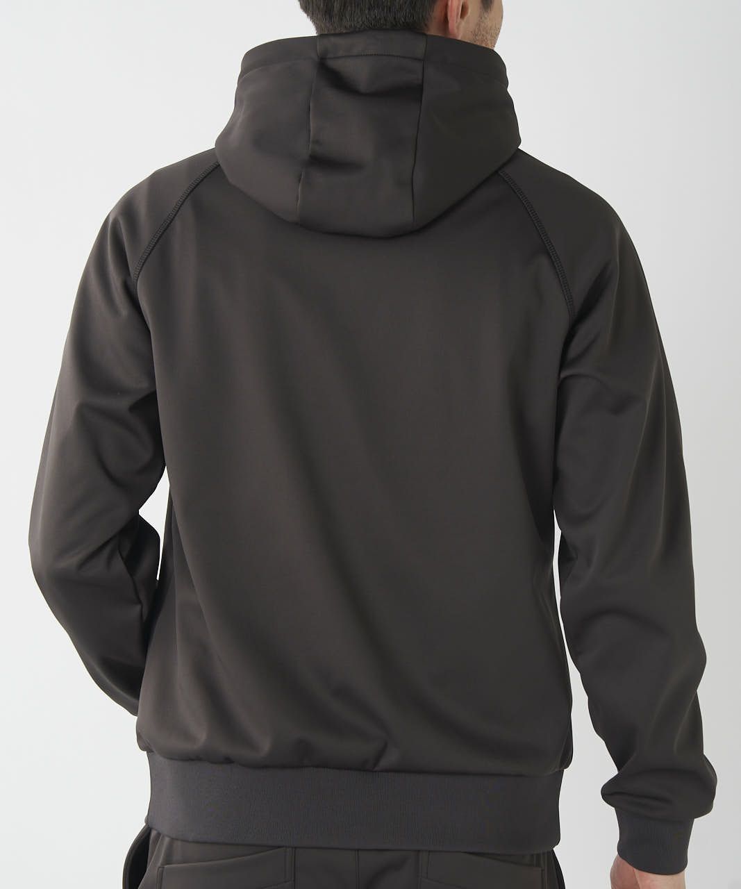 メンズ 裏フリース 撥水スウェットパーカー ブラック | LOUDMOUTH JAPAN