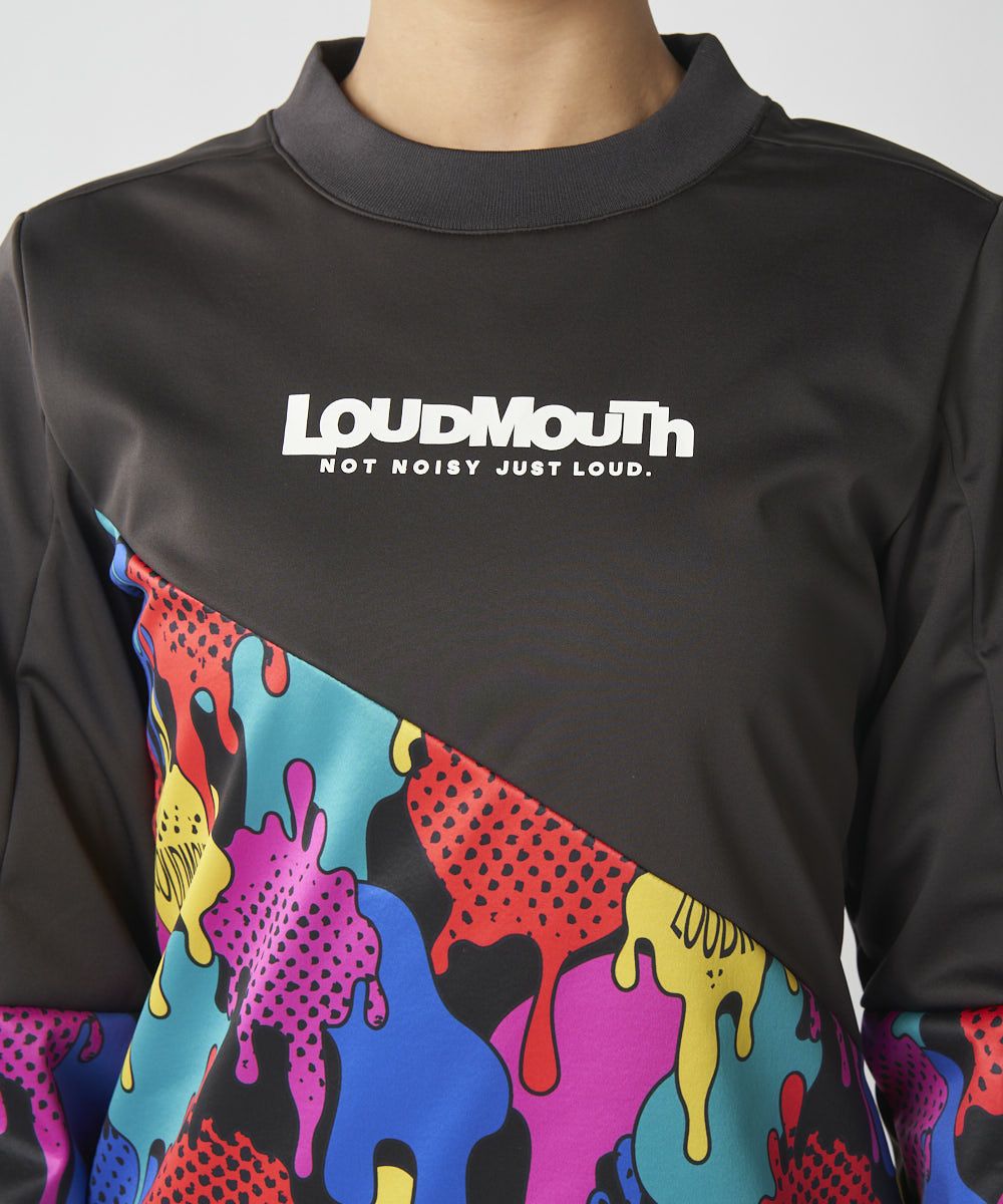 ★新品★ラウドマウス★裏フリース 撥水スウェットパーカー★LL★コミカルブロット レディース 裏フリース 撥水スウェットパーカー Comical Blot/コミカル