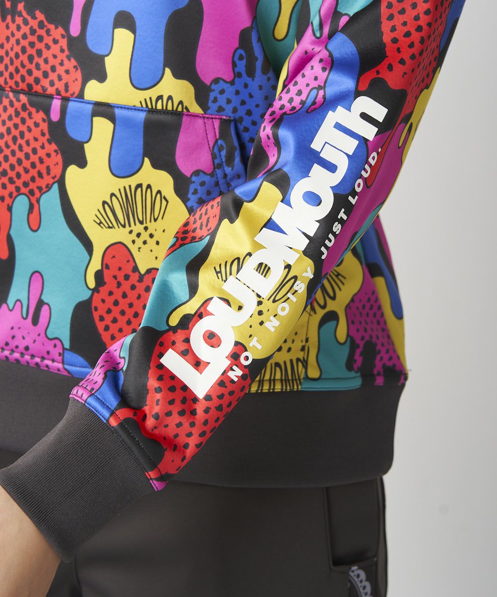 ★新品★ラウドマウス★裏フリース 撥水スウェットパーカー★LL★コミカルブロット レディース 裏フリース 撥水スウェットパーカー Comical Blot/コミカル