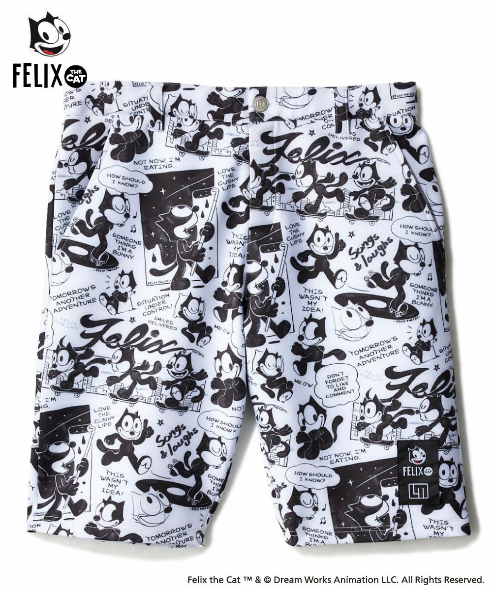 ラウドマウス ハーフパンツ メンズ 3XL 大きいサイズ ホワイト パンツ LOUDMOUTH/ラウドマウス ゴルフウェア ブランド ロゴ