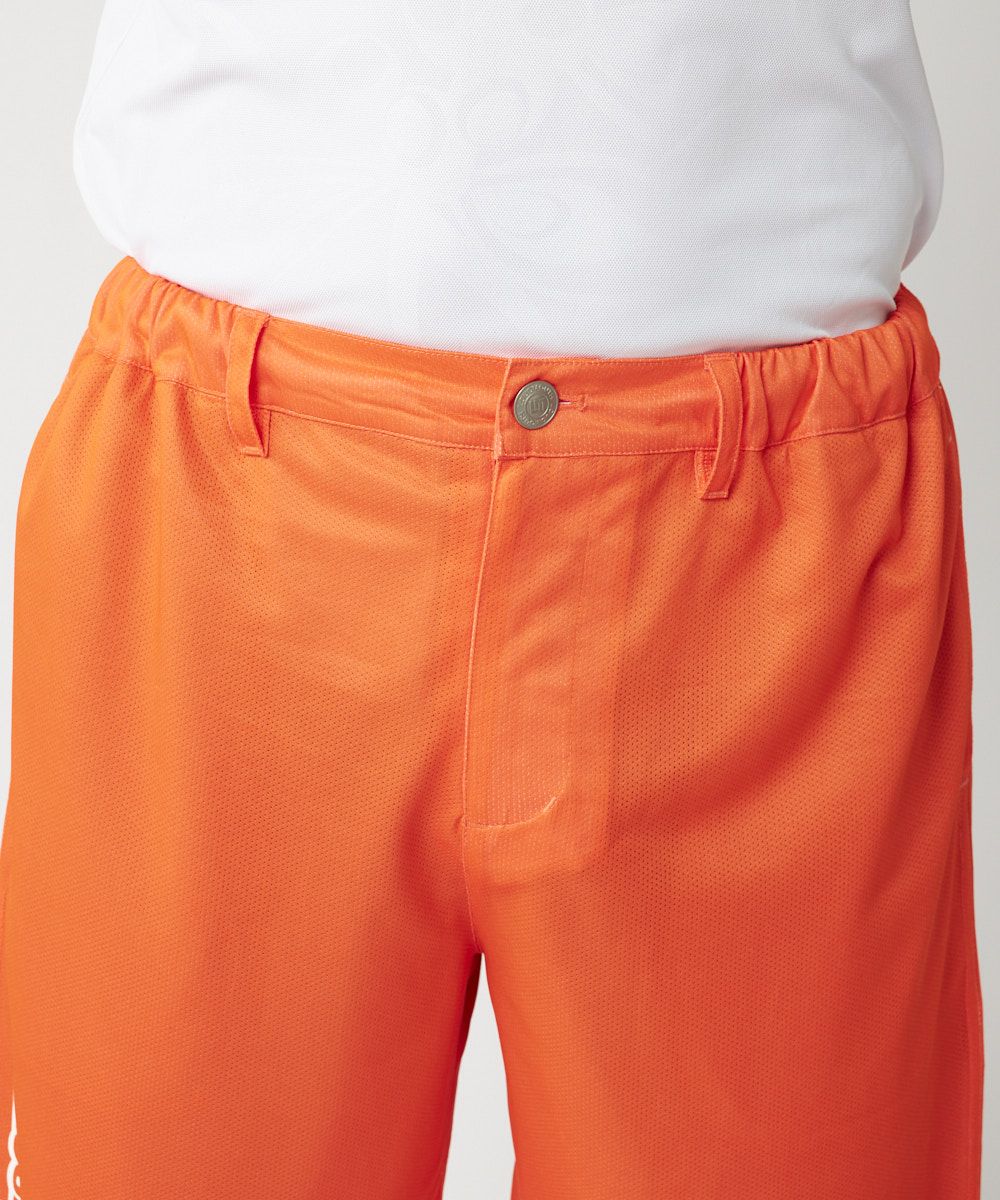 メンズ ドットメッシュ ショートパンツ ネオンオレンジ | LOUDMOUTH JAPAN