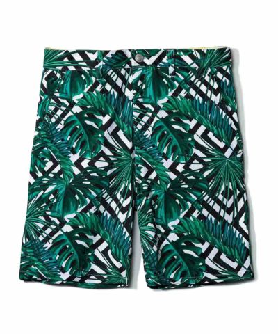 メンズ ECOベントメッシュ 柄ショートパンツ Botanical Geometry/ボタニカルジオメトリー