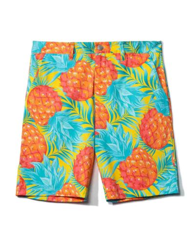 メンズ ECOベントメッシュ 柄ショートパンツ Midsummer Pineapple/ミッドサマーパイナップル