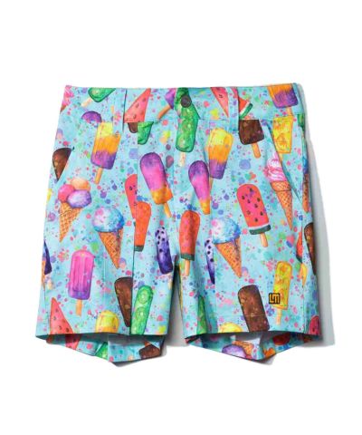 レディース ECOベントメッシュ スカート風柄キュロットパンツ Happy Ice Cream/ハッピーアイスクリーム