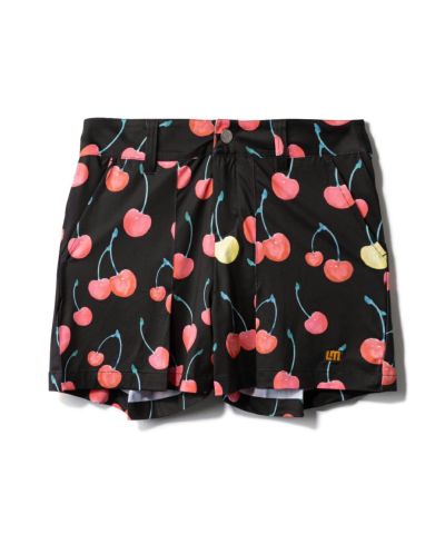 レディース ECOベントメッシュ スカート風柄キュロットパンツ Retro Cherries/レトロチェリーズ