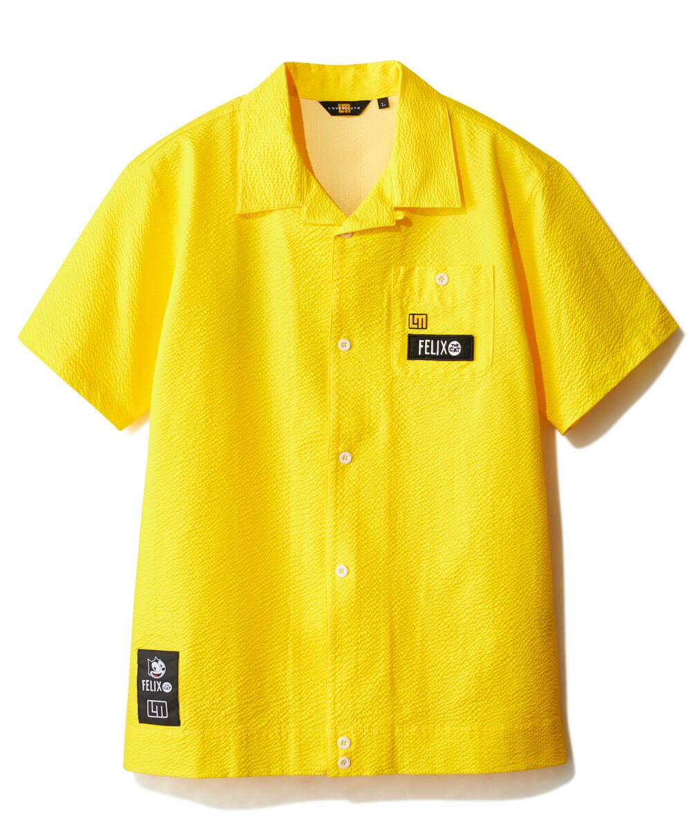 LOUDMOUTH ラウドマウス メンズ モックネック 長袖 シャツ 蓄熱