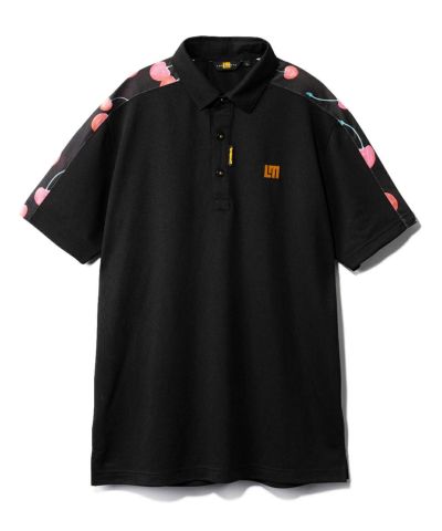 レディース ドットメッシュ 半袖シャツ ブラック | LOUDMOUTH JAPAN