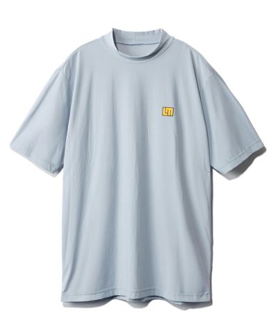 【ラウドマウス史上最高冷感】メンズ SUPER NYLON COOL モックネックシャツ ペールスカイ